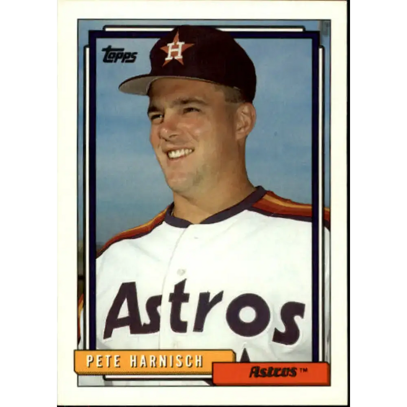 1992 Topps #765 Pete Harnisch NM-MT Houston Astros Baseball Card - Baseball Card Single