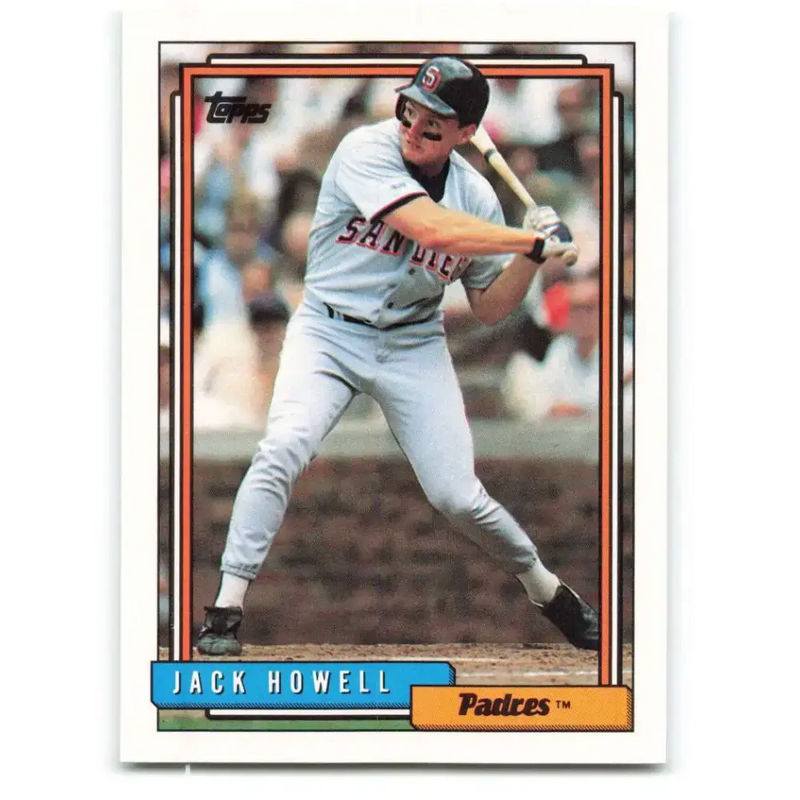 1992 Topps #769 Jack Howell NM-MT San Diego Padres Baseball Card - Baseball Card Single
