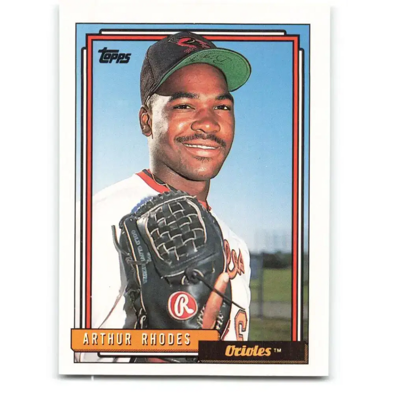 1992 Topps #771 Arthur Rhodes NM-MT Baltimore Orioles Baseball Card - Baseball Card Single