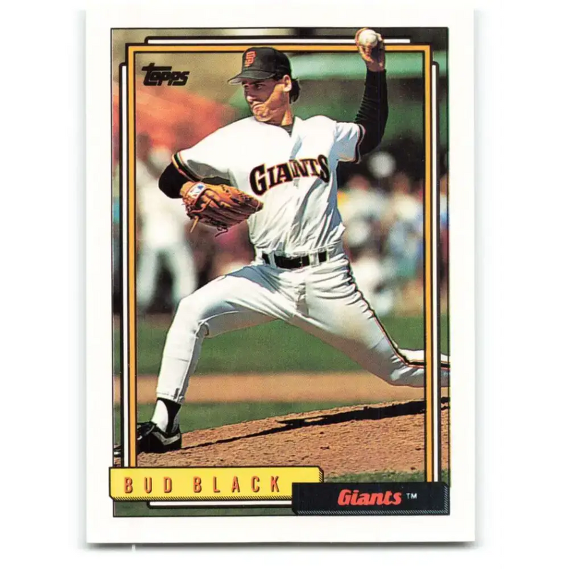 1992 Topps #774 Bud Black NM-MT San Francisco Giants Baseball Card - Baseball Card Single