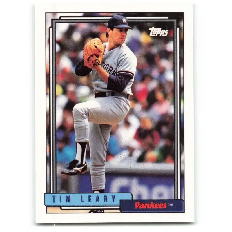 1992 Topps #778 Tim Leary NM-MT New York Yankees Baseball Card - Baseball Card Single