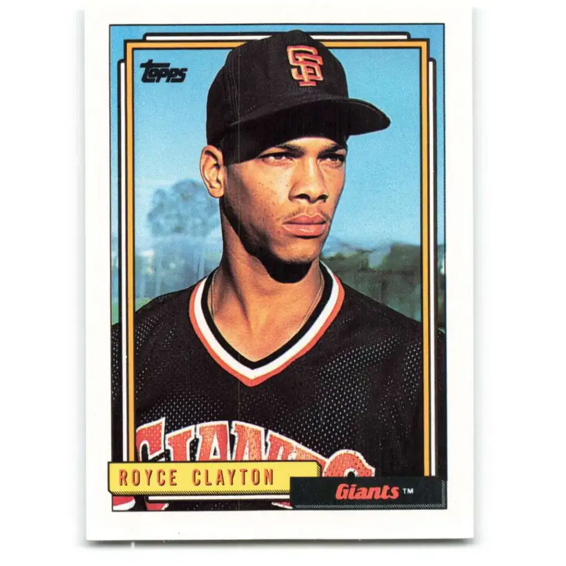 1992 Topps #786 Royce Clayton NM-MT San Francisco Giants Baseball Card - Baseball Card Single