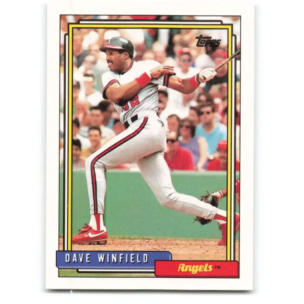 1992 Topps #792 Dave Winfield NM-MT California Angels Baseball Card - Baseball Card Single