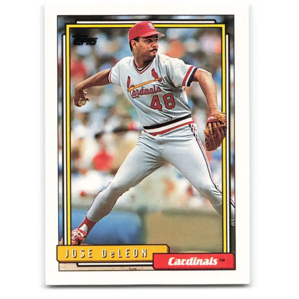 1992 Topps #85 Jose DeLeon NM-MT St. Louis Cardinals Baseball Card