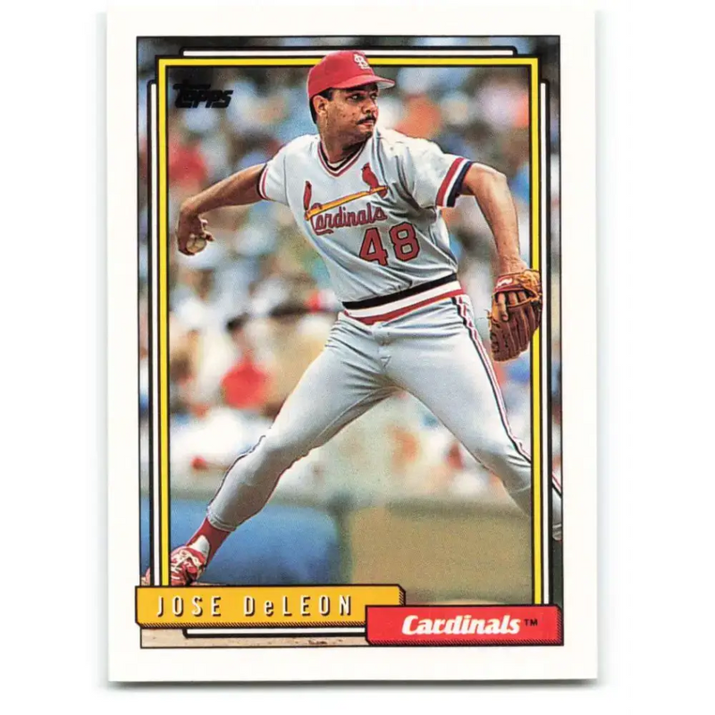 1992 Topps #85 Jose DeLeon NM-MT St. Louis Cardinals Baseball Card