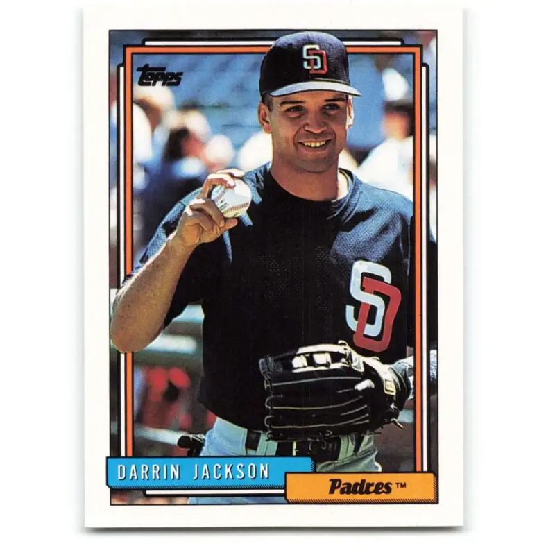 1992 Topps #88 Darrin Jackson NM-MT San Diego Padres Baseball Card - Baseball Card Single