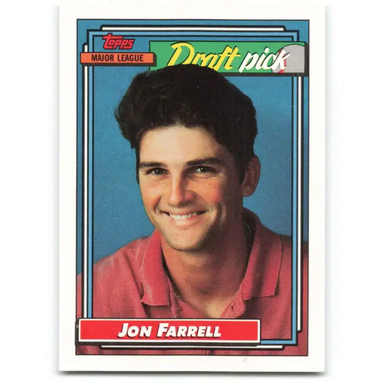 1992 Topps #9 Jon Farrell NM-MT RC Rookie Pittsburgh Pirates Baseball Card - Baseball Card Single