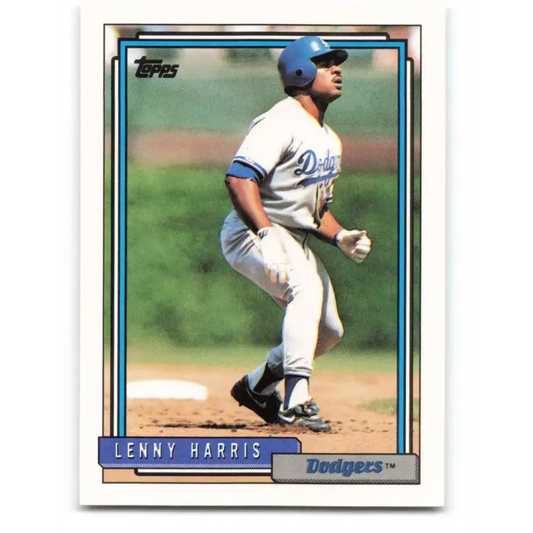 1992 Topps #92 Lenny Harris NM-MT Los Angeles Dodgers Baseball Card