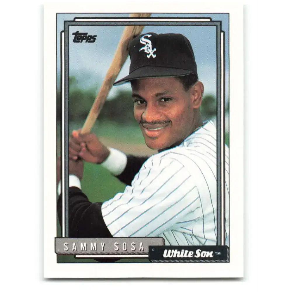 1992 Topps #94 Sammy Sosa NM-MT Chicago White Sox Baseball Card - Baseball Card Single