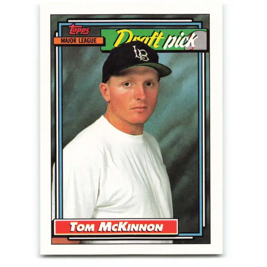 1992 Topps #96 Tom McKinnon EX Excellent RC Rookie St. Louis Cardinals Baseball Card - Baseball Card