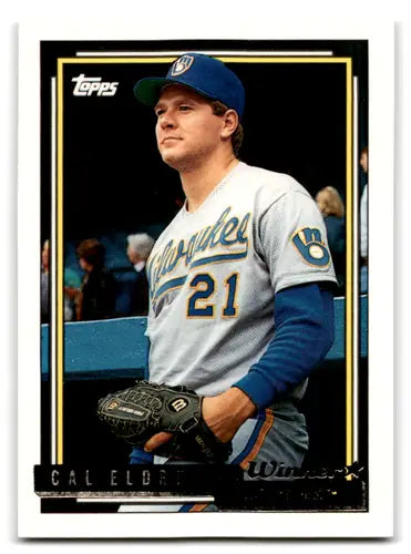 1992 Topps Gold Winners #433 Cal Eldred NM Near Mint Brewers ID:67258 - Baseball Card Single
