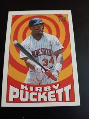 1992 Topps Kids - Kirby Puckett #109. Minnesota Twins. NRMT+ - Baseball Card Single