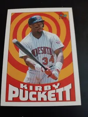 1992 Topps Kids - Kirby Puckett #109. Minnesota Twins. NRMT+ - Baseball Card Single