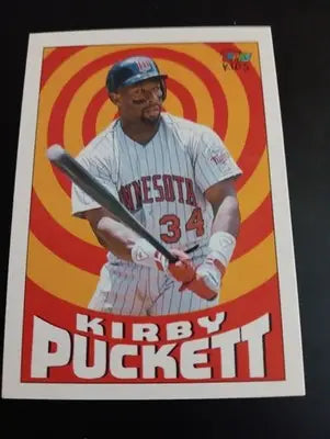 1992 Topps Kids - Kirby Puckett #109. Minnesota Twins. NRMT+ - Baseball Card Single