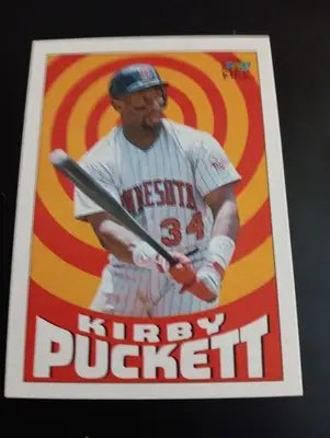 1992 Topps Kids - Kirby Puckett #109. Minnesota Twins. NRMT+ - Baseball Card Single