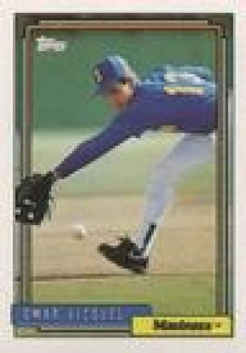 1992 Topps Micro #101 Omar Vizquel NM-MT Seattle Mariners Baseball Card - Baseball Card Single