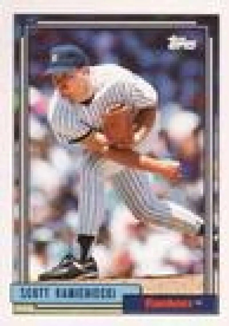 1992 Topps Micro #102 Scott Kamieniecki NM-MT New York Yankees Baseball Card - Baseball Card Single