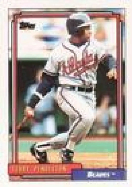 1992 Topps Micro #115 Terry Pendleton NM-MT Atlanta Braves Baseball Card - Baseball Card Single