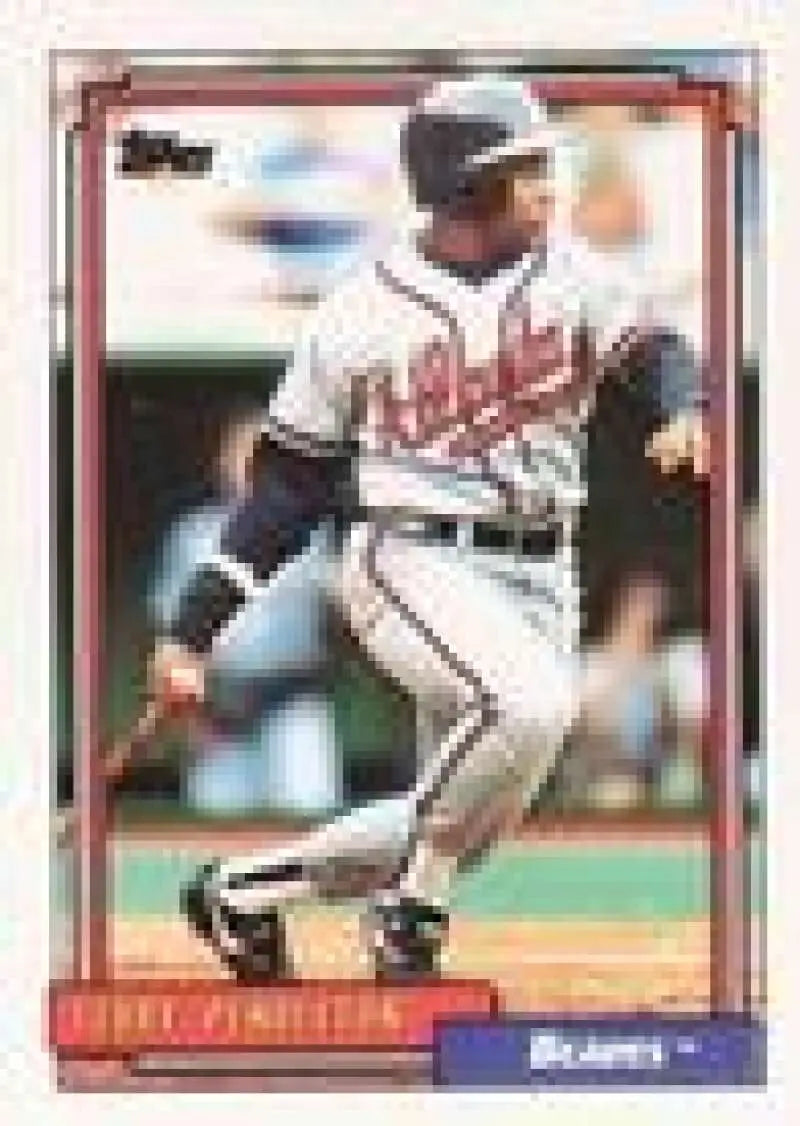 1992 Topps Micro #115 Terry Pendleton NM-MT Atlanta Braves Baseball Card - Baseball Card Single
