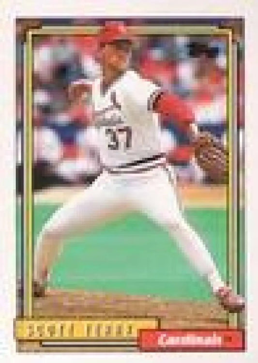 1992 Topps Micro #117 Scott Terry NM-MT St. Louis Cardinals Baseball Card - Baseball Card Single