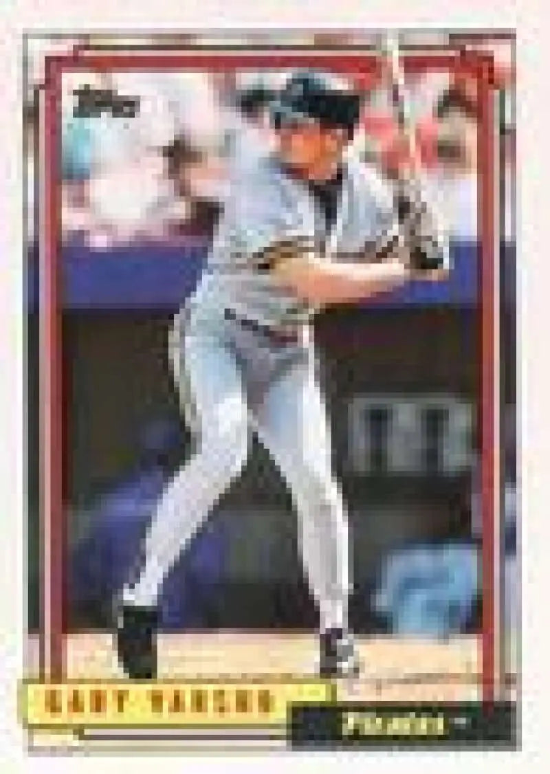 1992 Topps Micro #122 Gary Varsho NM-MT Pittsburgh Pirates Baseball Card - Baseball Card Single