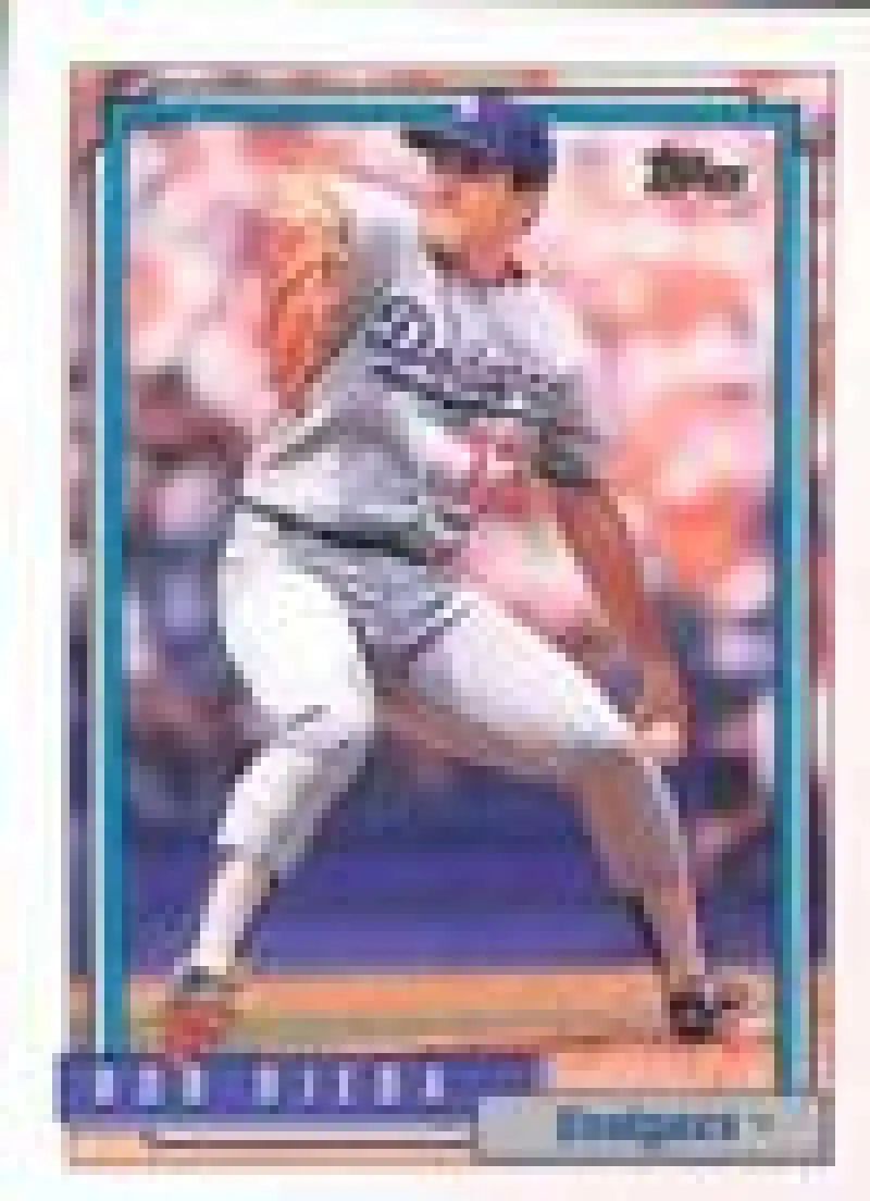 1992 Topps Micro #123 Bob Ojeda NM-MT Los Angeles Dodgers Baseball Card - Baseball Card Single