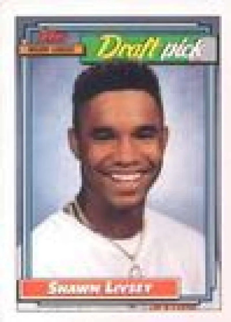 1992 Topps Micro #124 Shawn Livsey NM-MT RC Rookie Houston Astros Baseball Card - Baseball Card Single