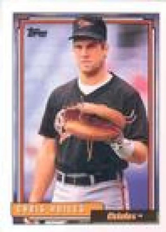 1992 Topps Micro #125 Chris Hoiles NM-MT Baltimore Orioles Baseball Card - Baseball Card Single