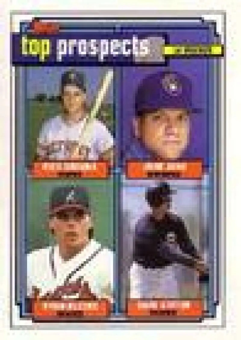 1992 Topps Micro #126 Rico Brogna/John Jaha/Ryan Klesko/Dave Staton NM-MT RC Rookie Detroit Tigers/Milwaukee