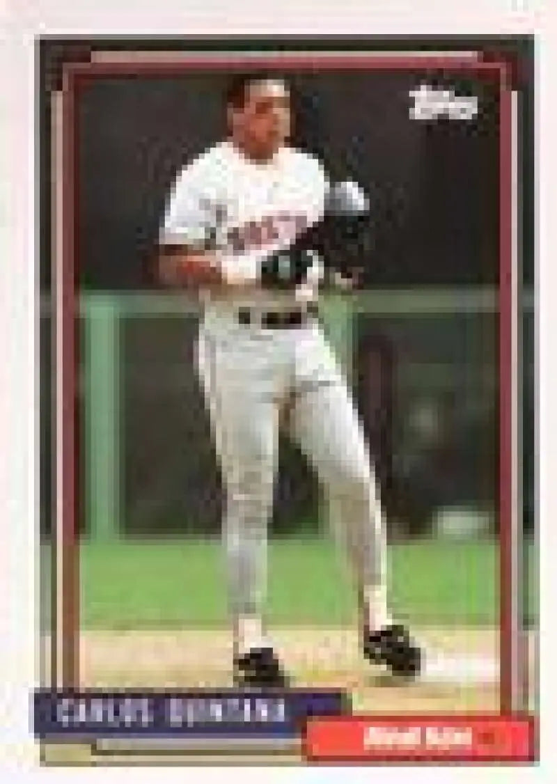 1992 Topps Micro #127 Carlos Quintana NM-MT Boston Red Sox Baseball Card - Baseball Card Single