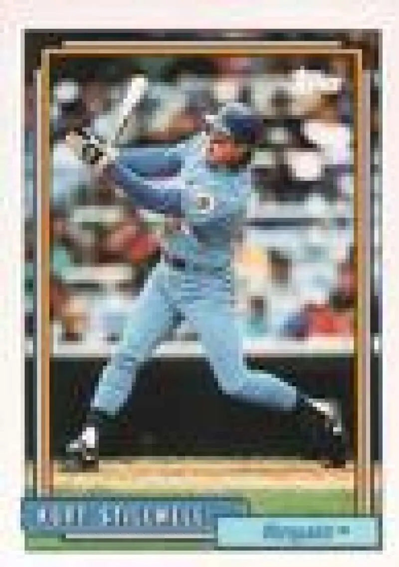 1992 Topps Micro #128 Kurt Stillwell NM-MT Kansas City Royals Baseball Card - Baseball Card Single