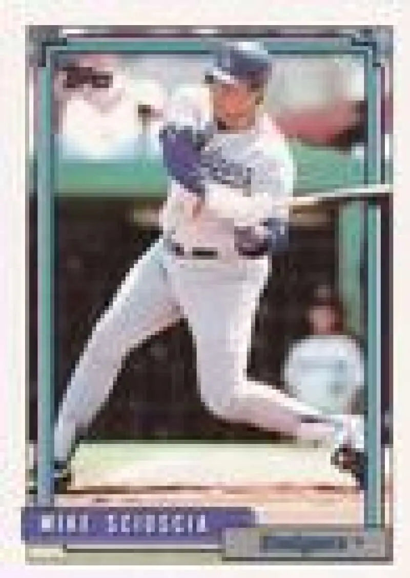 1992 Topps Micro #13 Mike Scioscia NM-MT Los Angeles Dodgers Baseball Card - Baseball Card Single