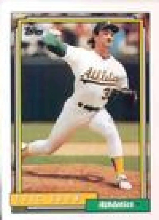 1992 Topps Micro #132 Eric Show NM-MT Oakland Athletics Baseball Card - Baseball Card Single
