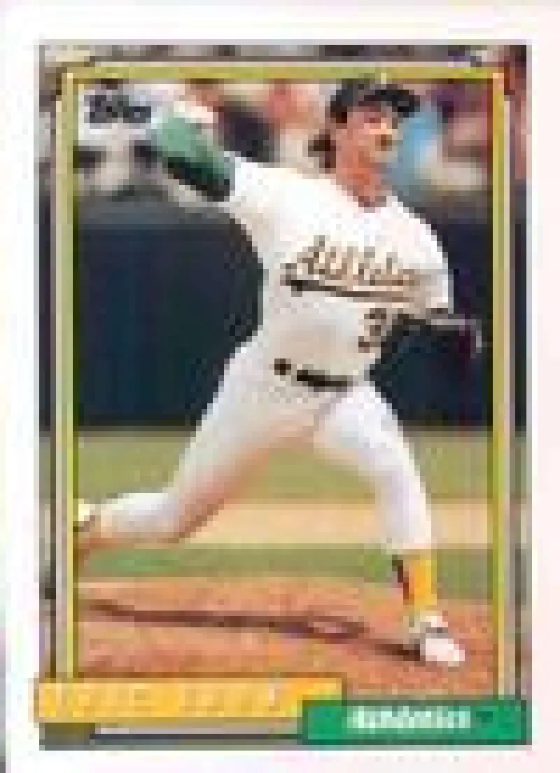 1992 Topps Micro #132 Eric Show NM-MT Oakland Athletics Baseball Card - Baseball Card Single