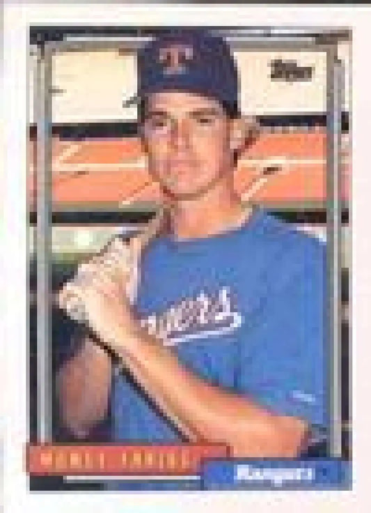 1992 Topps Micro #138 Monty Fariss NM-MT Texas Rangers Baseball Card - Baseball Card Single