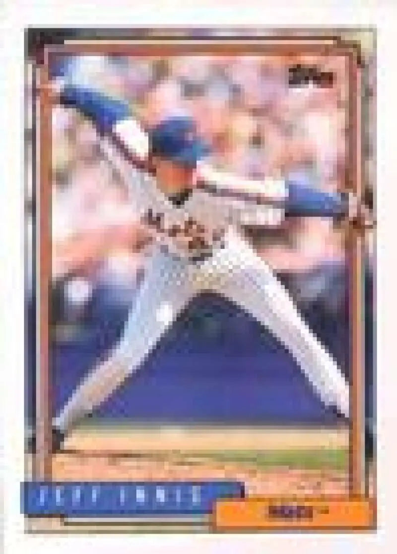 1992 Topps Micro #139 Jeff Innis NM-MT New York Mets Baseball Card - Baseball Card Single