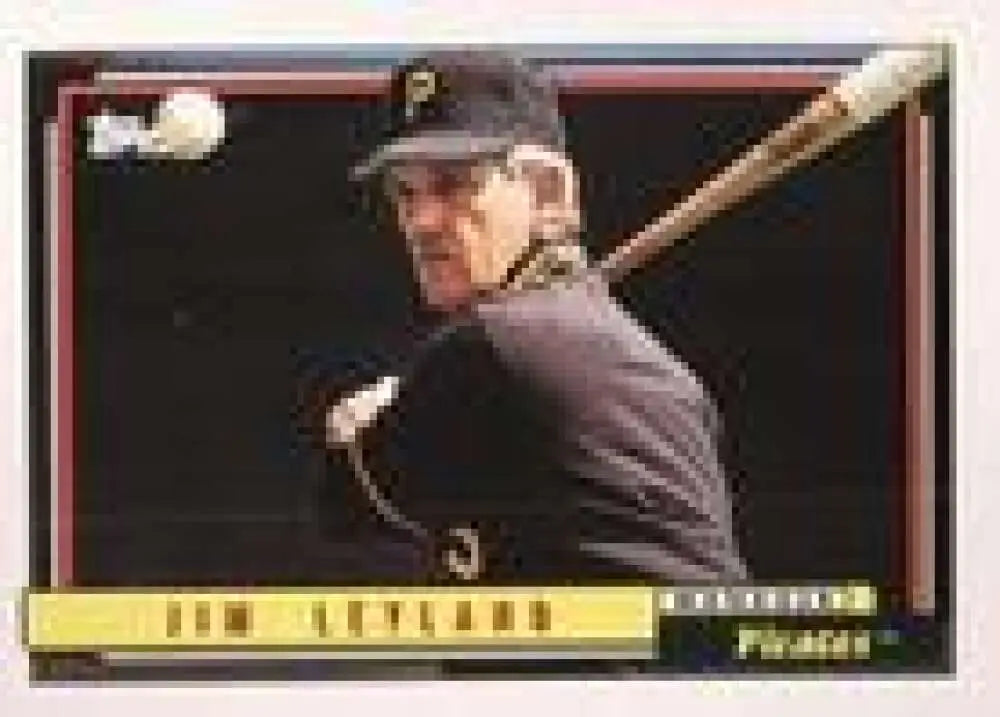 1992 Topps Micro #141 Jim Leyland NM-MT Pittsburgh Pirates Baseball Card - Baseball Card Single