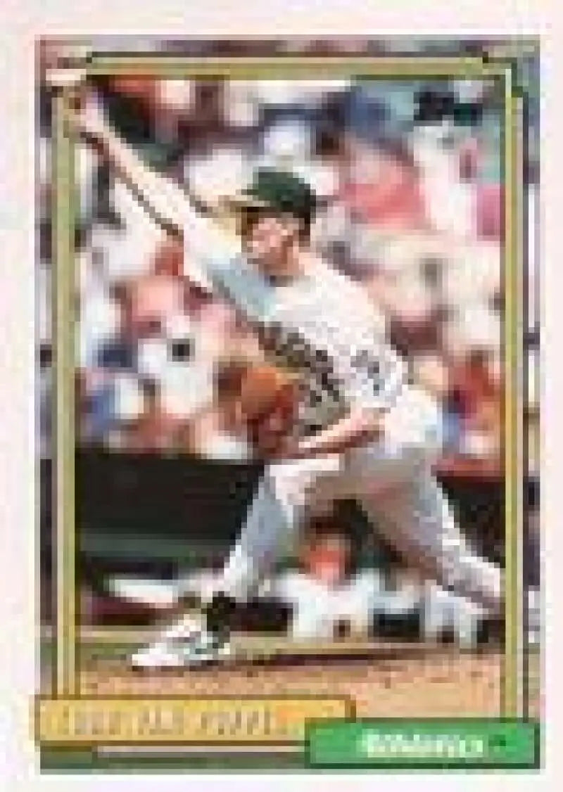 1992 Topps Micro #142 Todd Van Poppel NM-MT Oakland Athletics Baseball Card - Baseball Card Single