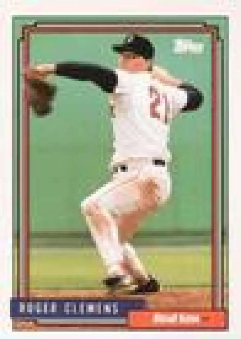1992 Topps Micro #150 Roger Clemens NM-MT Boston Red Sox Baseball Card - Baseball Card Single