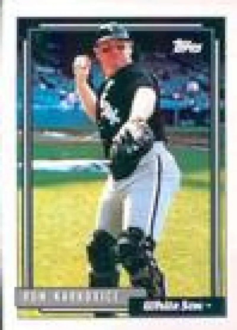 1992 Topps Micro #153 Ron Karkovice NM-MT Chicago White Sox Baseball Card - Baseball Card Single