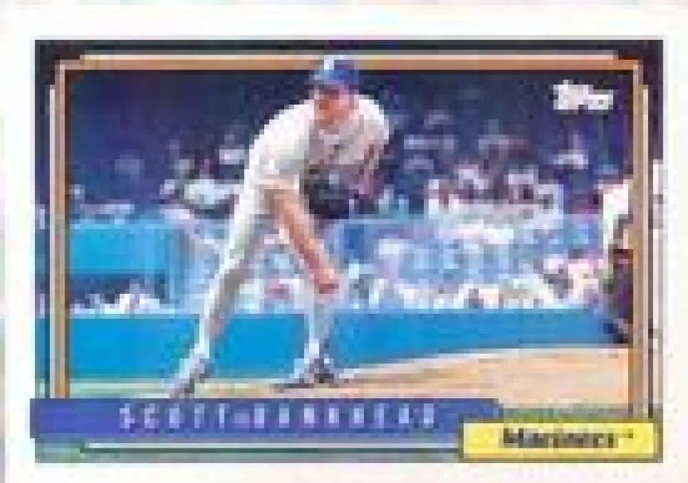 1992 Topps Micro #155 Scott Bankhead NM-MT Seattle Mariners Baseball Card - Baseball Card Single