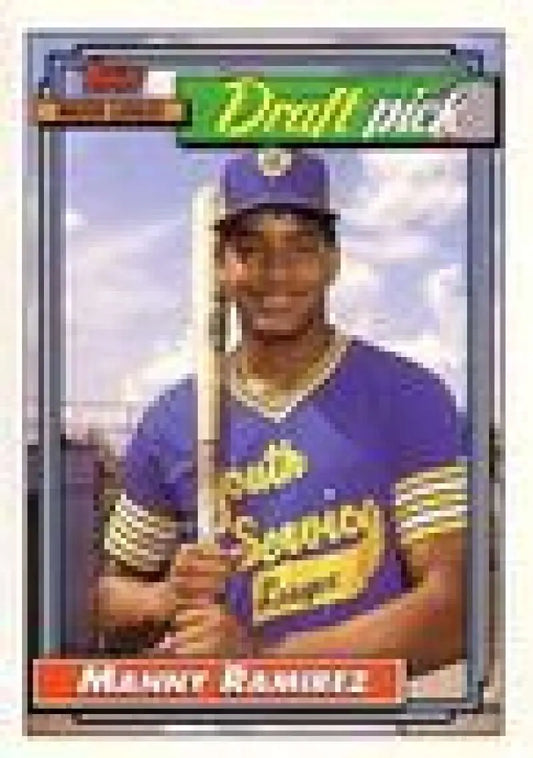 1992 Topps Micro #156 Manny Ramirez NM-MT RC Rookie Cleveland Indians Baseball Card - Baseball Card Single
