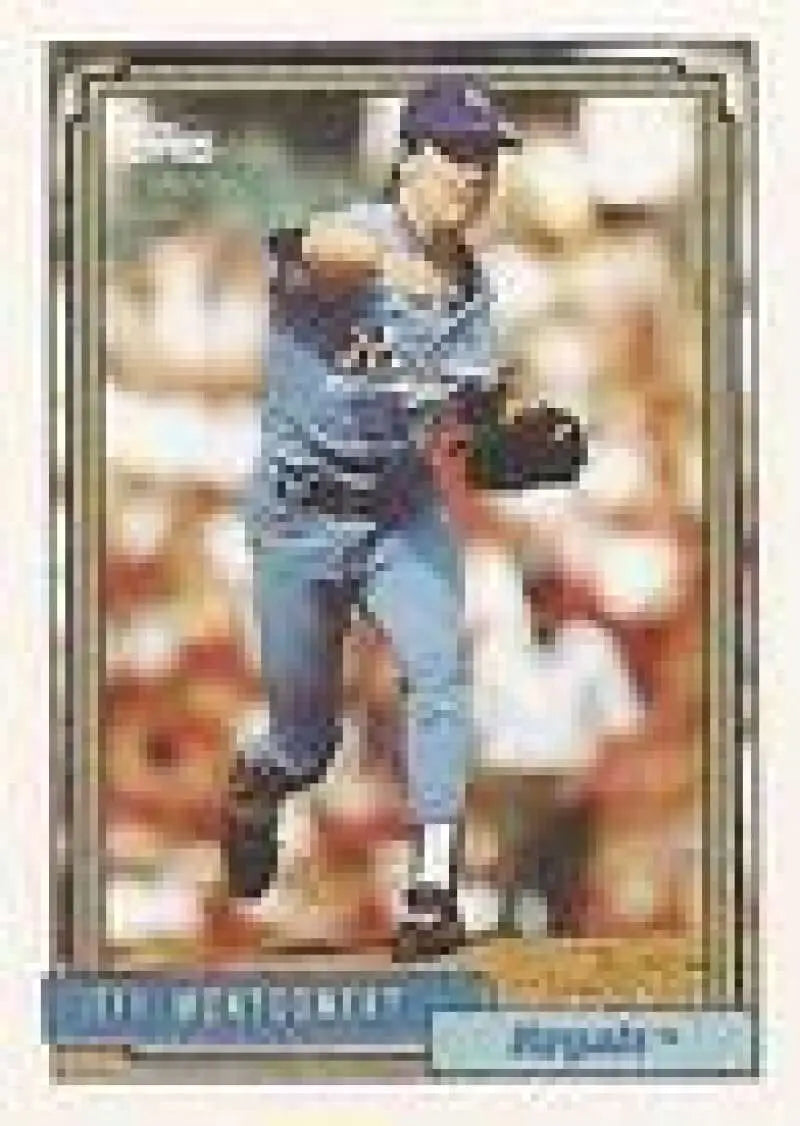 1992 Topps Micro #16 Jeff Montgomery NM-MT Kansas City Royals Baseball Card - Baseball Card Single