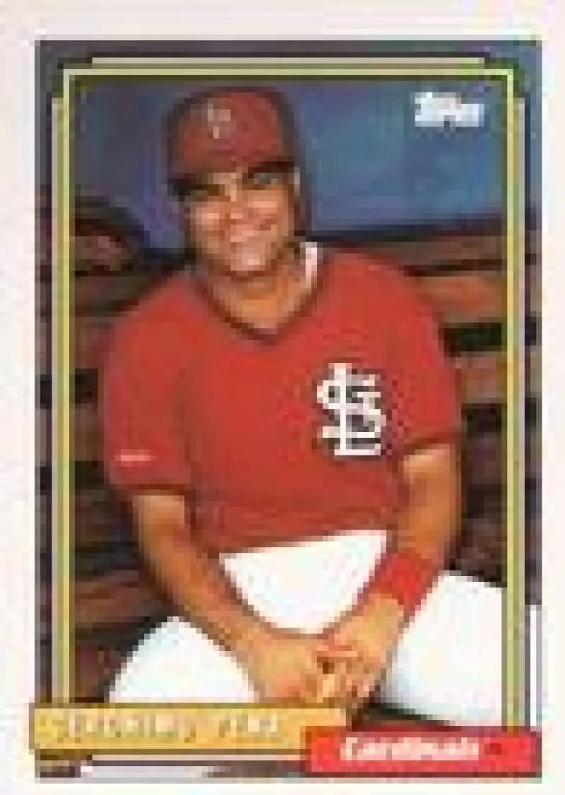 1992 Topps Micro #166 Geronimo Pena NM-MT St. Louis Cardinals Baseball Card - Baseball Card Single