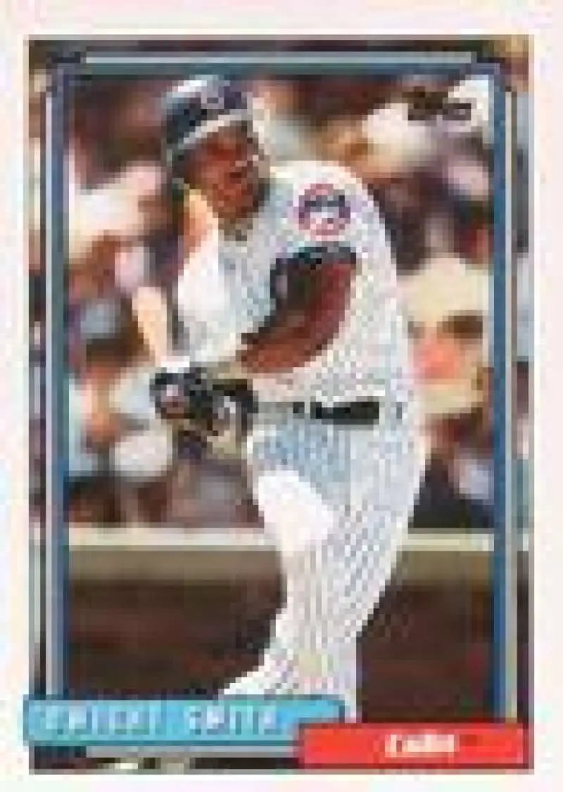 1992 Topps Micro #168 Dwight Smith NM-MT Chicago Cubs Baseball Card - Baseball Card Single