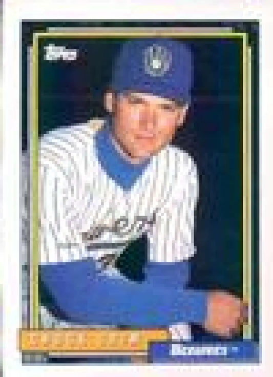 1992 Topps Micro #169 Chuck Crim NM-MT Milwaukee Brewers Baseball Card - Baseball Card Single