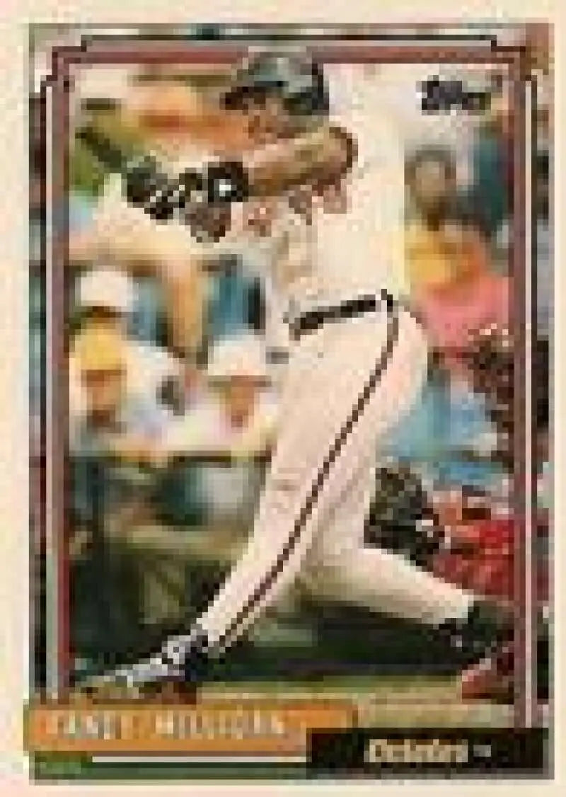 1992 Topps Micro #17 Randy Milligan NM-MT Baltimore Orioles Baseball Card - Baseball Card Single