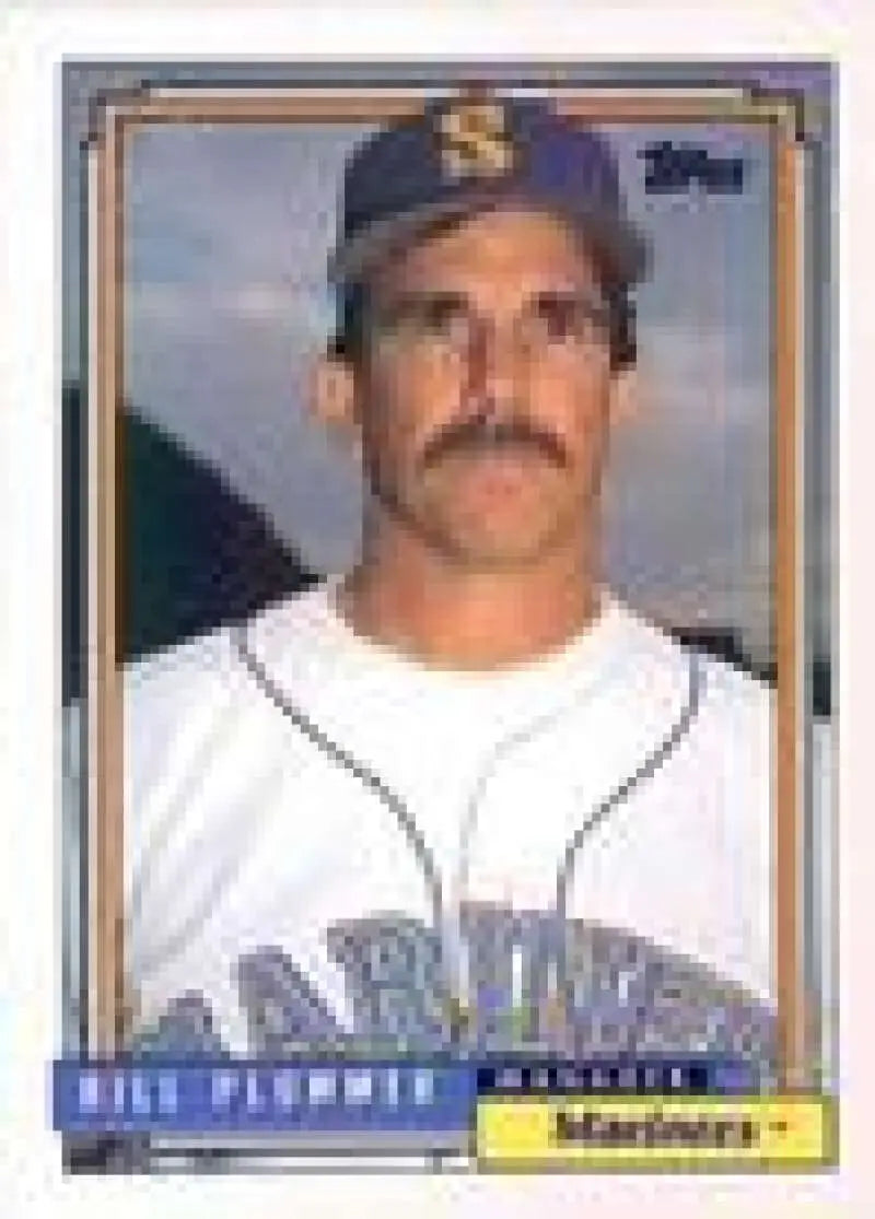 1992 Topps Micro #171 Bill Plummer NM-MT Seattle Mariners Baseball Card - Baseball Card Single