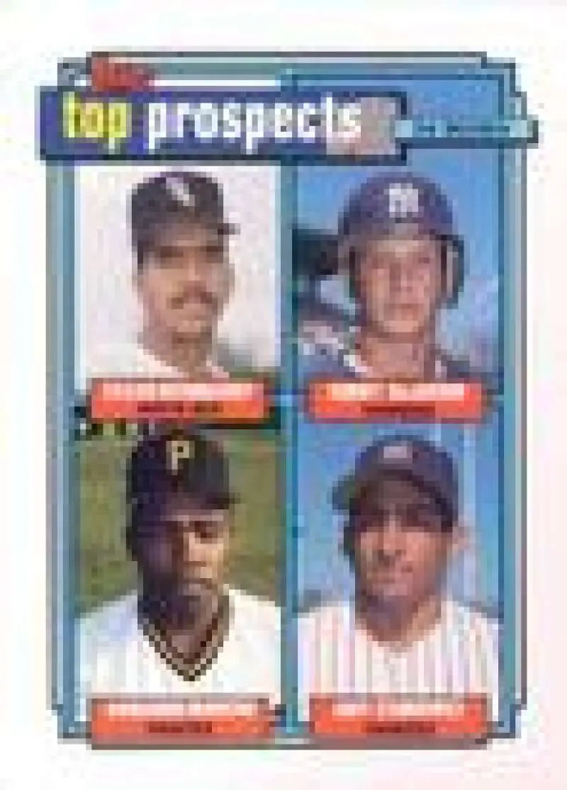 1992 Topps Micro #179 Cesar Bernhardt/Bobby DeJardin/Armando Moreno/Andy Stankiewicz NM-MT Chicago White Sox/New York