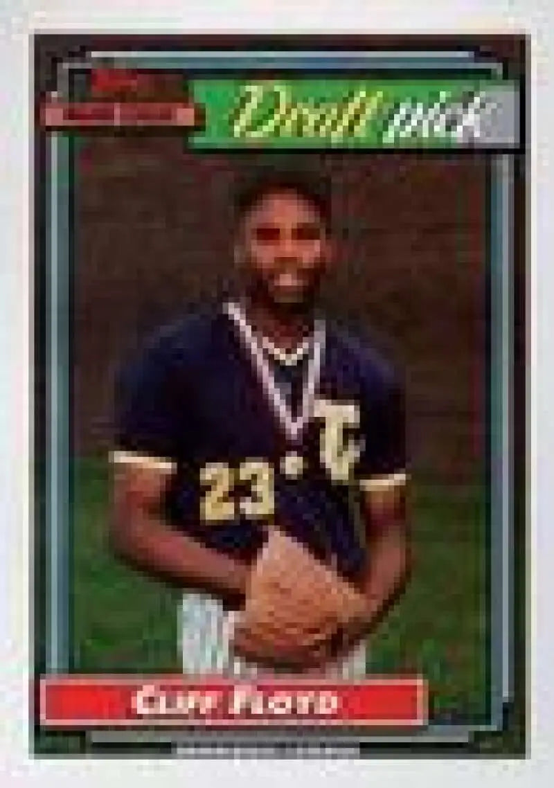 1992 Topps Micro #186 Cliff Floyd NM-MT RC Rookie Montreal Expos Baseball Card - Baseball Card Single